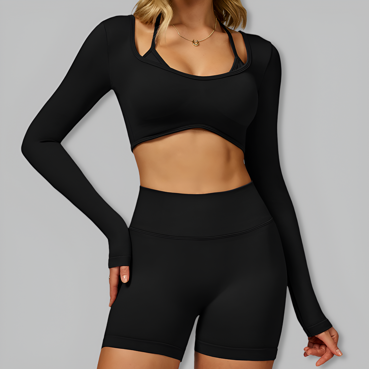 Unlined Layered Long Sleeve