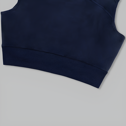 Sleeveless Zip-Up Vest